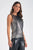 Elan Sleeveless Shimmer Crewneck