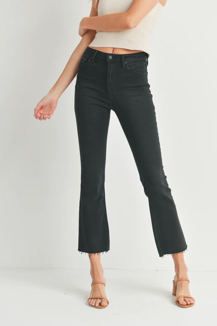 Just Black Denim Dark Low Rise Vintage Slim Bootcut Jeans-Maria Vincent  Boutique