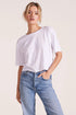 BOBI Crop Crew Neck Tee